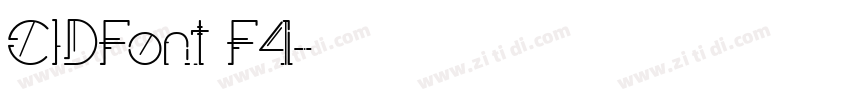 CIDFont F4字体转换